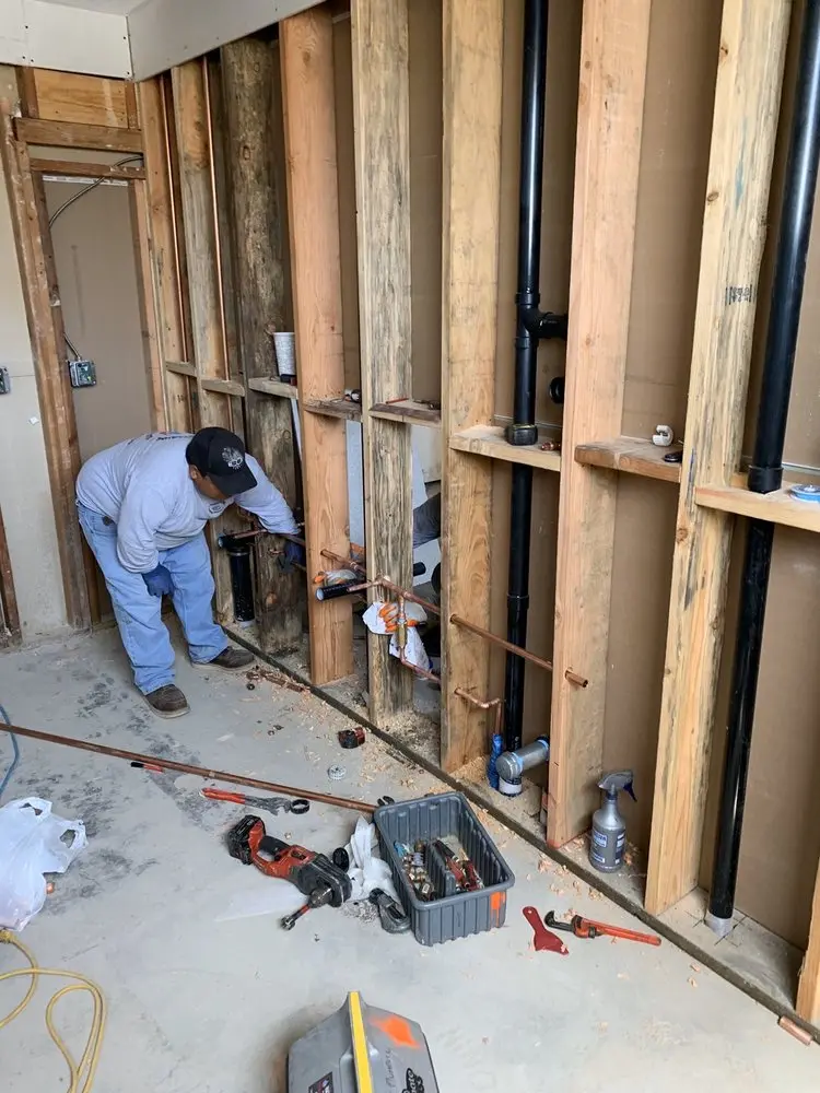 Commercial rough-in plumbing for Water Heater Replacement in Washington Mills